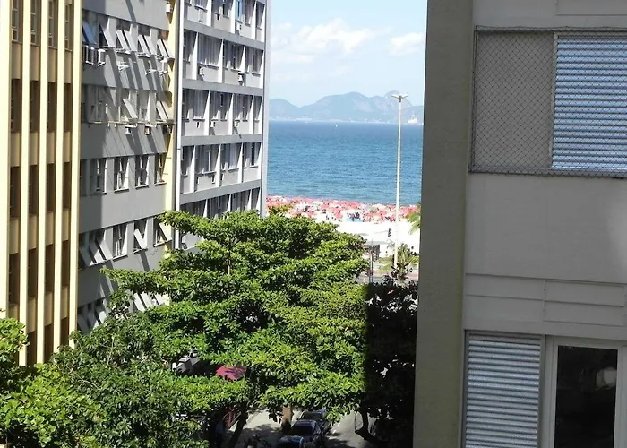 Vista Lateral Praia De Copacabana